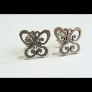 James Avery spring butterfly earrings